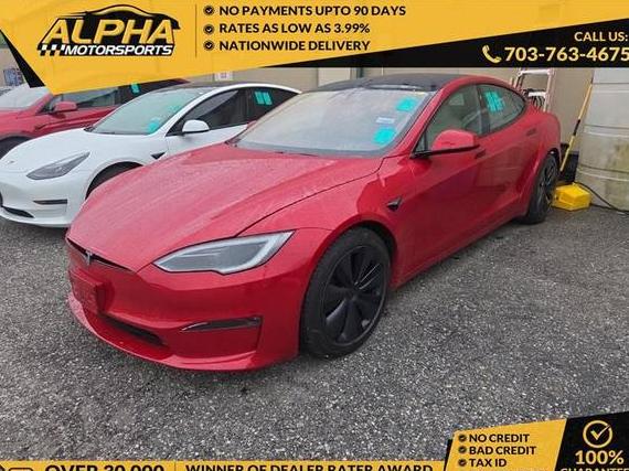 TESLA MODEL S 2022 5YJSA1E53NF480382 image
